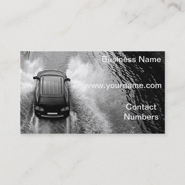 Flood Insurance Business card (Front)