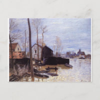 Flooding at Moret by Alfred Sisley