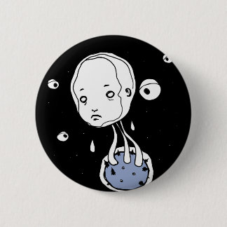 Flooding Planet 6 Cm Round Badge