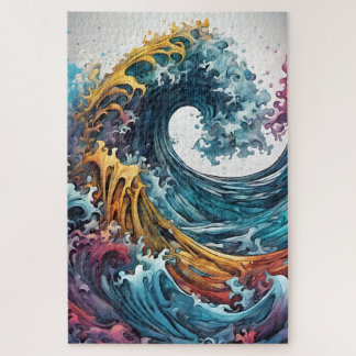 Flooding waves jigsaw puzzle