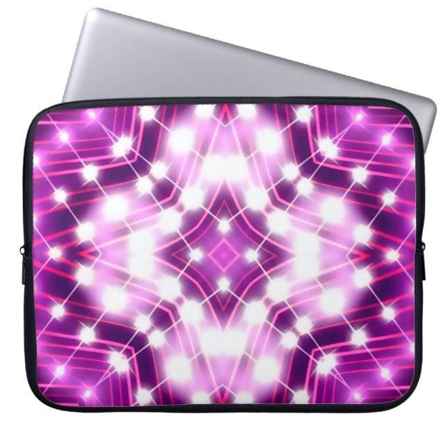 Floodlights background laptop sleeve (Front)