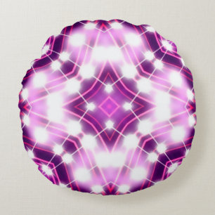 Floodlights background round cushion