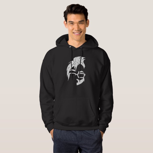 Floof Squad Logo Hoodie (White Icon) (Front Full)