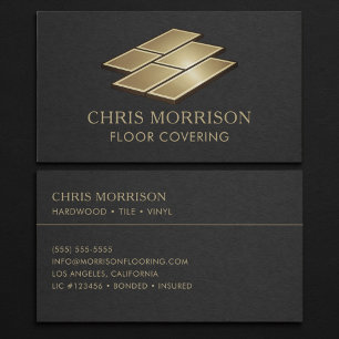 Floor Covering Professional Business Card
