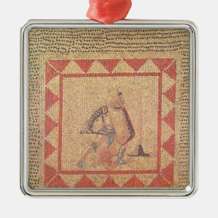Floor depicting a gladiator, from Flace Metal Tree Decoration
