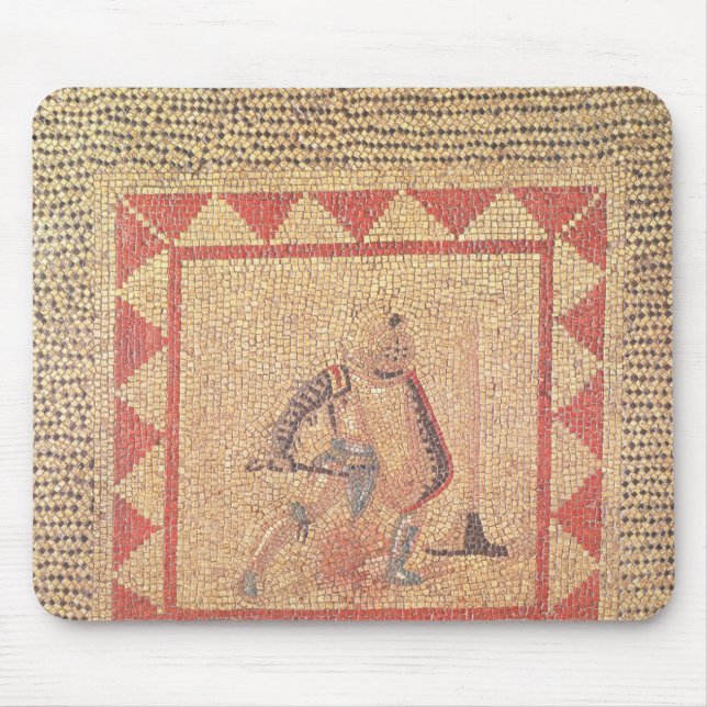 Floor depicting a gladiator, from Flace Mouse Pad (Front)