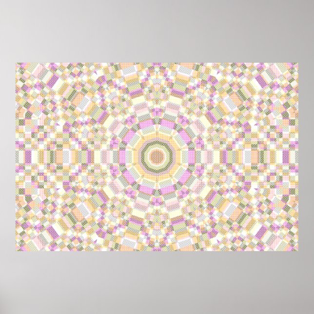 Floor Design for a Tarot Theater Piece var.2 Poster (Front)