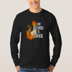 Floor Is Lava Climbing Extreme Sports Bouldering M T-Shirt