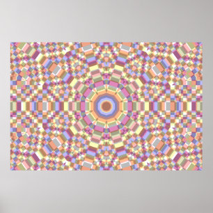 Floor Pattern For A Tarot Theater Piece Poster