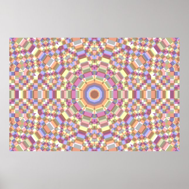 Floor Pattern For A Tarot Theater Piece Poster (Front)