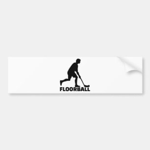 Floorball Bumper Sticker