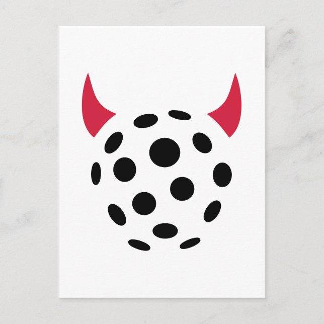 Floorball devil postcard (Front)