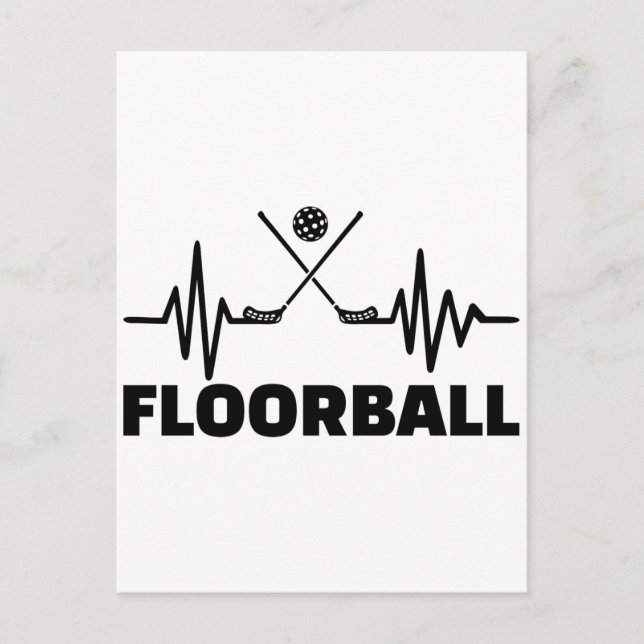 Floorball frequency postcard (Front)