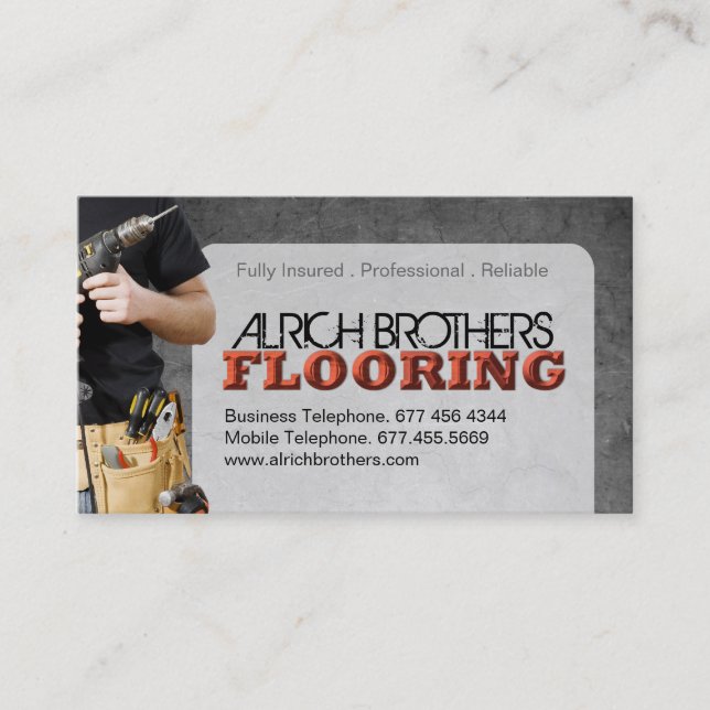 FLOORING BUSINESS CARD (Front)