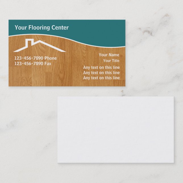 Flooring Business Cards (Front/Back)
