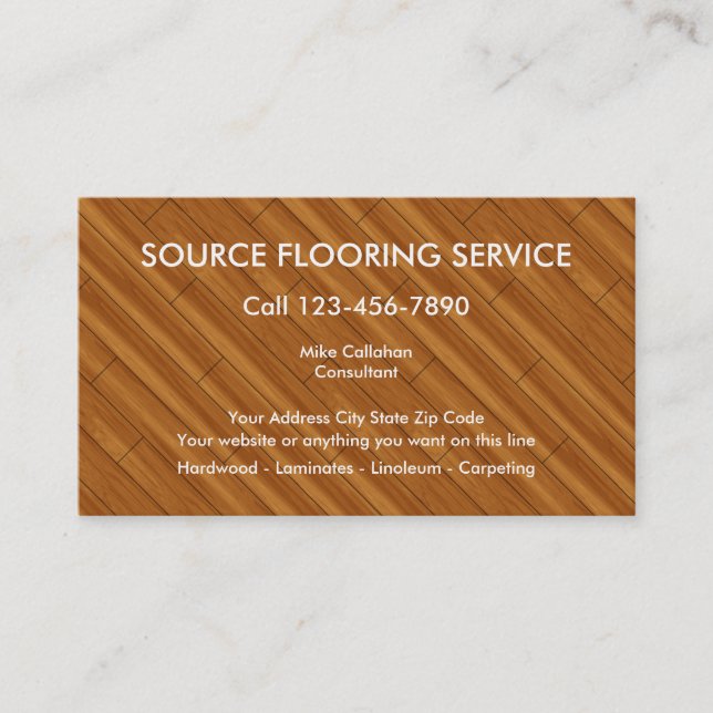 Flooring Business Cards (Front)