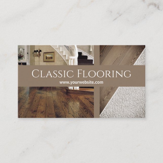 Flooring Company Business Card (Front)