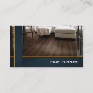 Flooring, Construction Business Card
