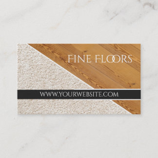 Flooring Installation Construction Business Card