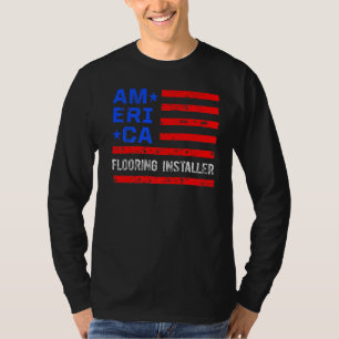 Flooring Installer Contractor Floor Installation _ T-Shirt