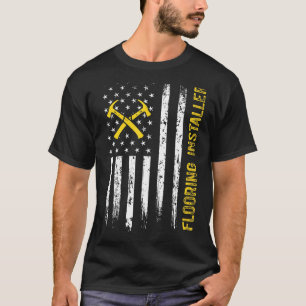 Flooring Installer Contractor Floor Installation   T-Shirt