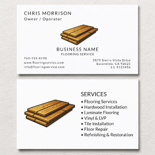 Flooring Service Business Card