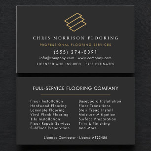 Flooring Services Business Card