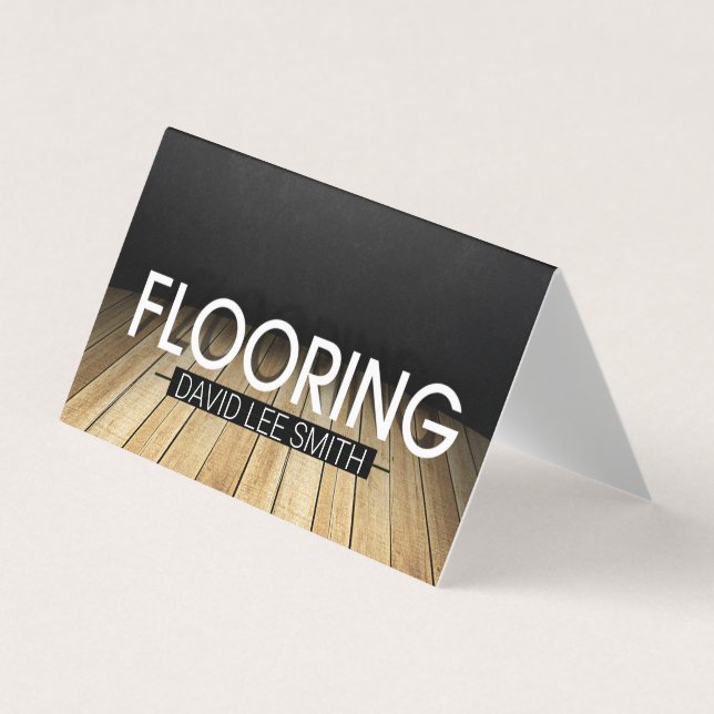 Flooring Wood specialist Business Card (Front)