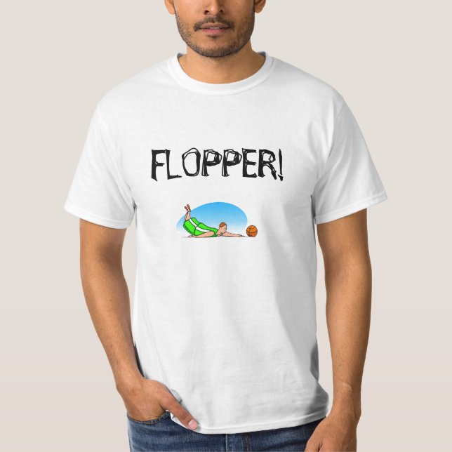 Flopper Basketball T-Shirt (Front)