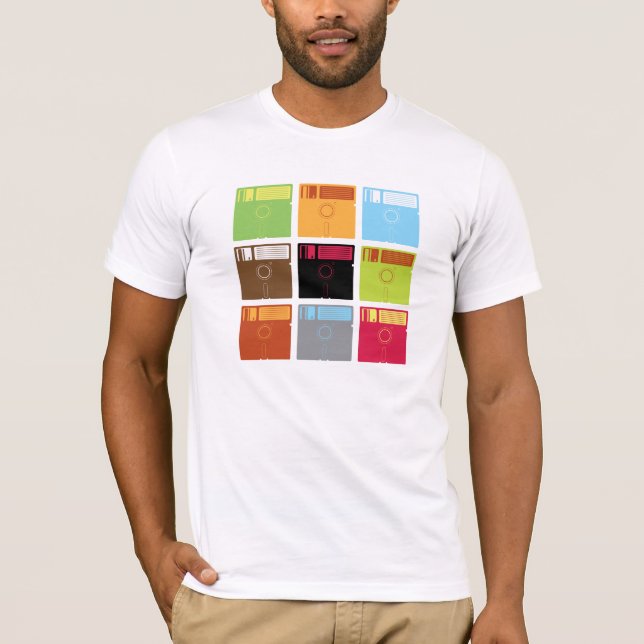 Floppy Disc Colours Shirt (Front)
