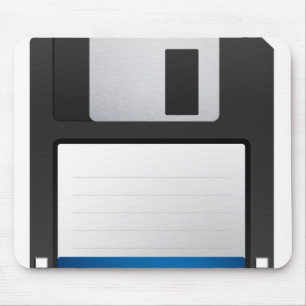floppy disc computer mouse pad
