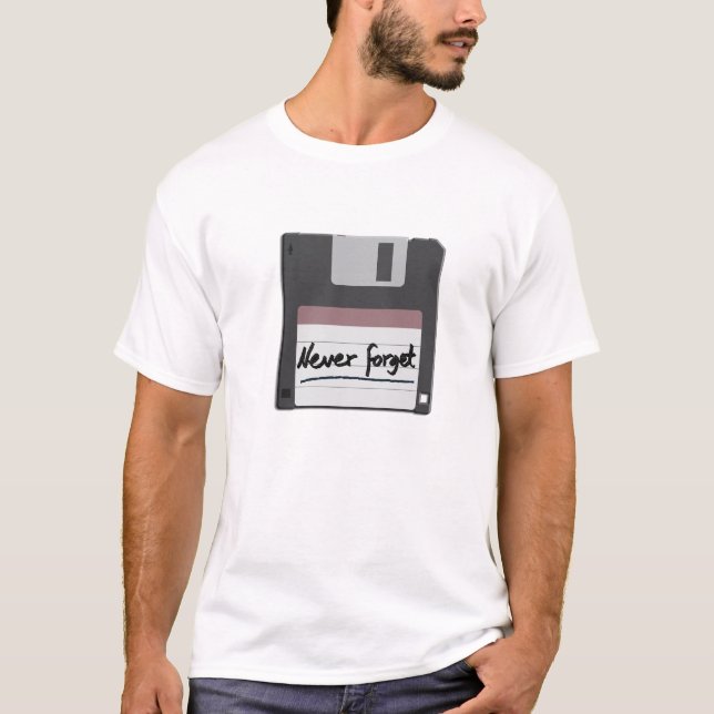 Floppy Disc Nostalgia T-Shirt (Front)