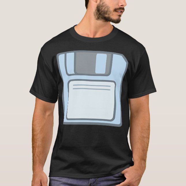 Floppy Disc Ver Blue T-Shirt (Front)