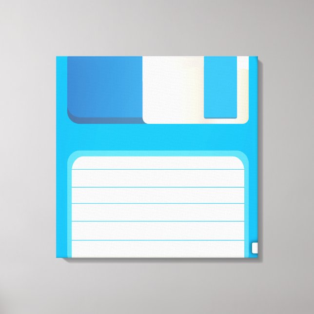 Floppy Discs Canvas Print (Front)