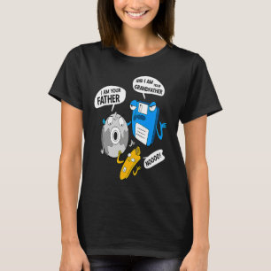Floppy Disk CD USB Stick Funny Computer Nerd T-Shirt