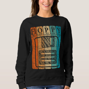 Floppy Disk Periodic Table Elements Computer Nerd Sweatshirt
