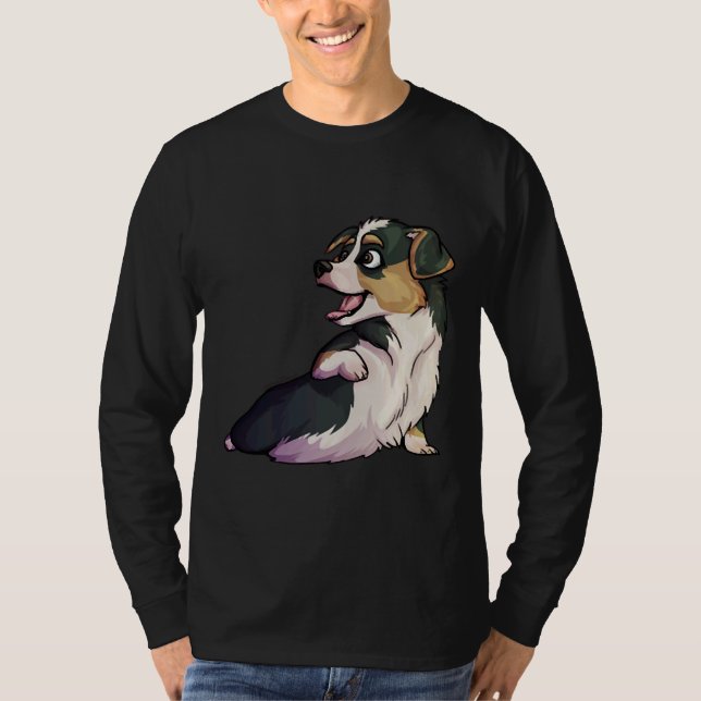 Floppy Eared Baby Corgi T-Shirt (Front)