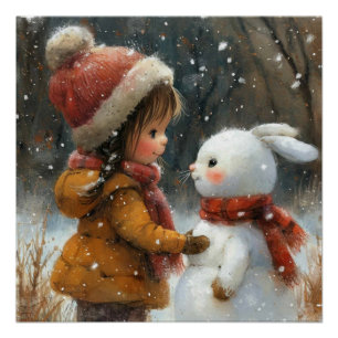 Flopsy Mittens: A Bit of Whimsy Bunny Poster