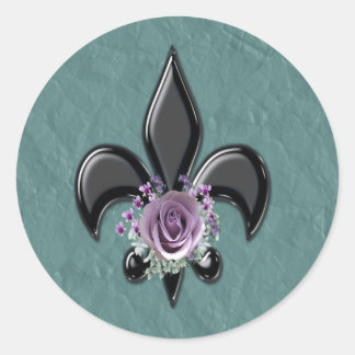 Flor De Les 34 Classic Round Sticker