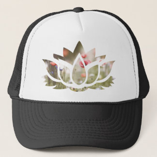 Flor de Loto con Flores Trucker Hat