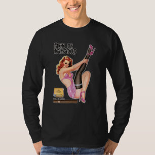 Flor de TABACOS Vintage Style Cigar Advertisement T-Shirt