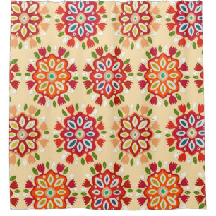 FLOR SHOWER CURTAIN