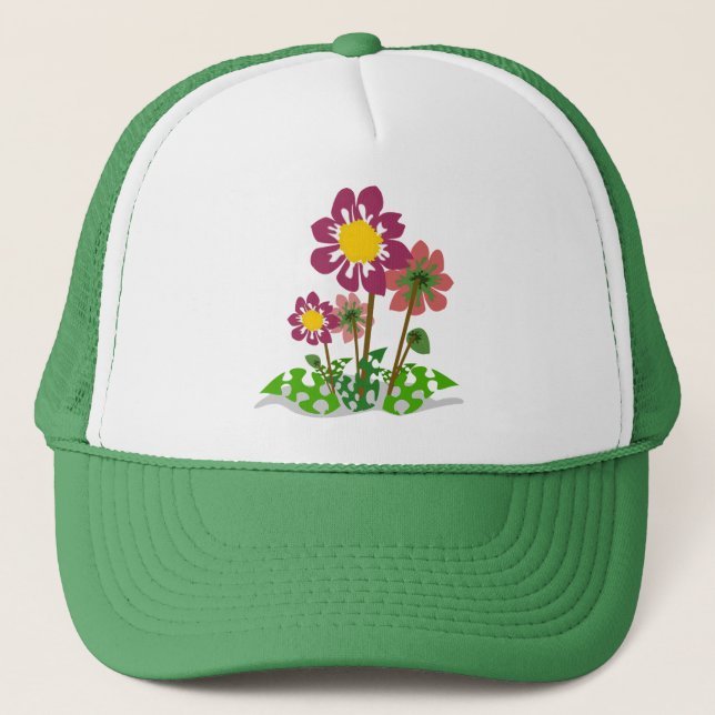 Flor solar trucker hat (Front)