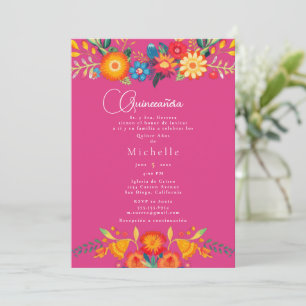 Flora - 15th Birthday Quincinera Invitation
