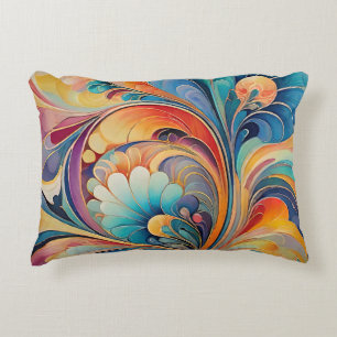 Flora 3 Floral Pastel Accent Pillow