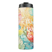 Flora 5 Floral Pastel Thermal Tumbler