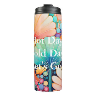 Flora 6 Floral Pastel Thermal Tumbler
