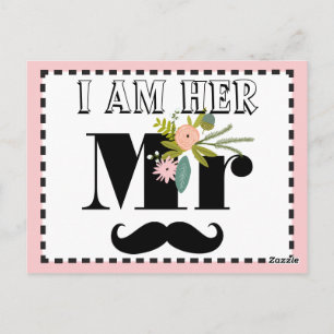 Flora and Fauna I am Her Mr. Postcard
