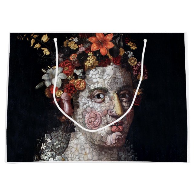 Flora, Arcimboldo Large Gift Bag (Front)