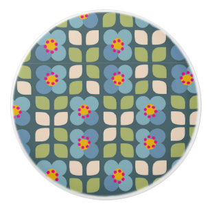 FLORA BLUSH CERAMIC KNOB